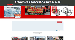 Desktop Screenshot of feuerwehr-marktleugast.de